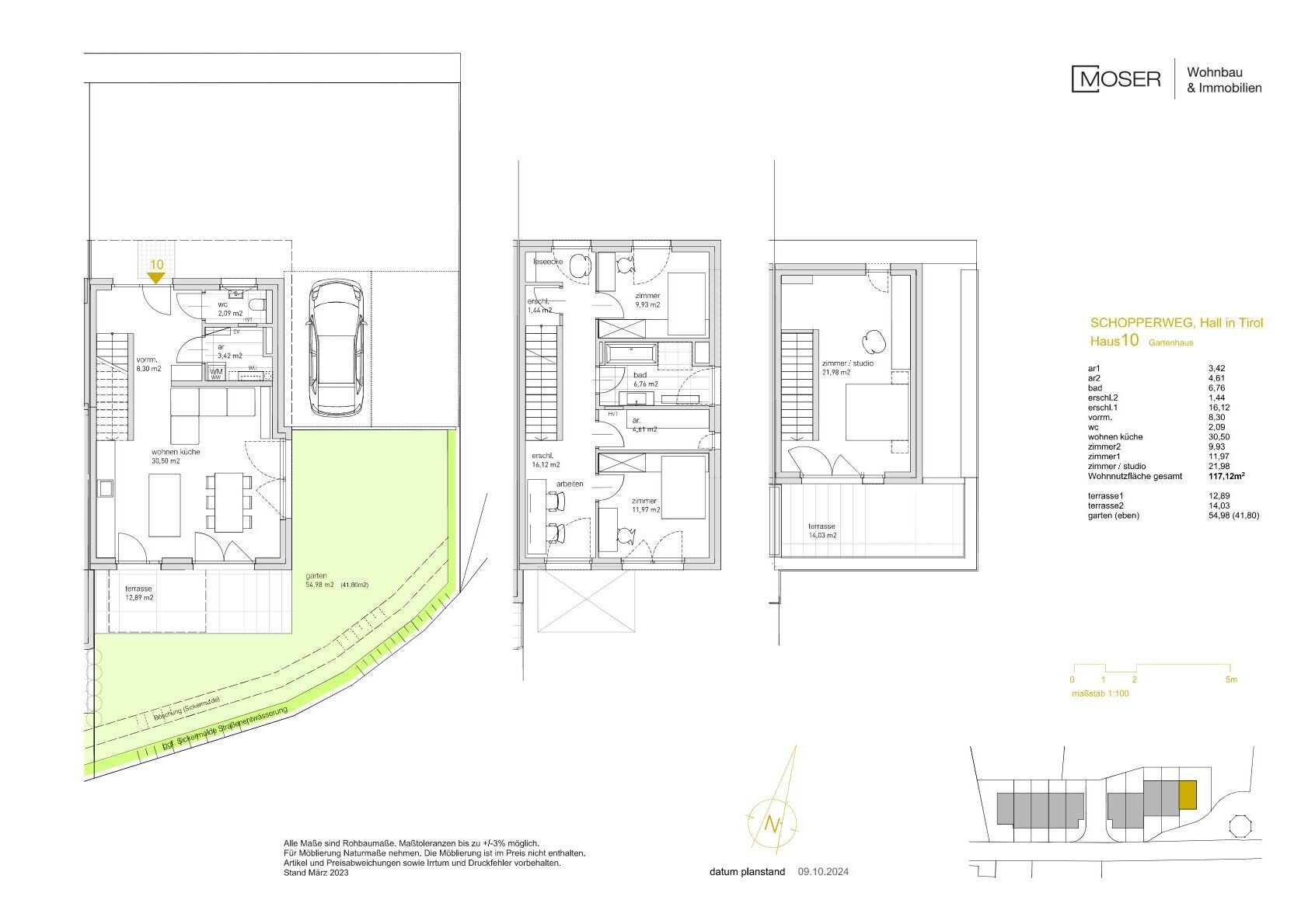 Haus zum Kauf provisionsfrei 853.000 € 117,1 m²<br/>Wohnfläche Hall in Tirol 6060