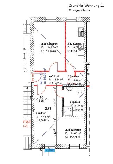 Studio zur Miete 365 € 1 Zimmer 56,1 m² 1. Geschoss Schlingmühle 2 Buchholz 31710