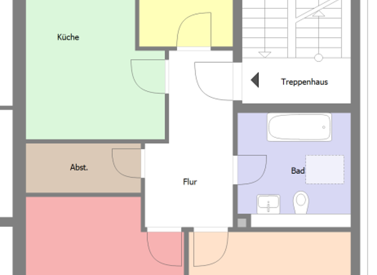 Wohnung zur Miete 420 € 3 Zimmer 75,7 m² 3. Geschoss Zittau 02763