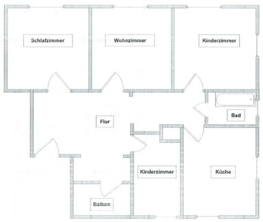 Wohnung zur Miete 465 € 4 Zimmer 91 m² 1. Geschoss frei ab sofort Friedrich-Ebert-Str. 1 Calbe Calbe (Saale) 39240