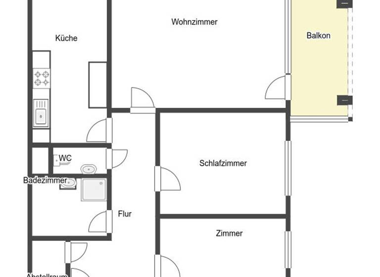 Wohnung zum Kauf 280.000 € 3 Zimmer 83,3 m² 3. Geschoss Rommelshausen Kernen im Remstal 71394