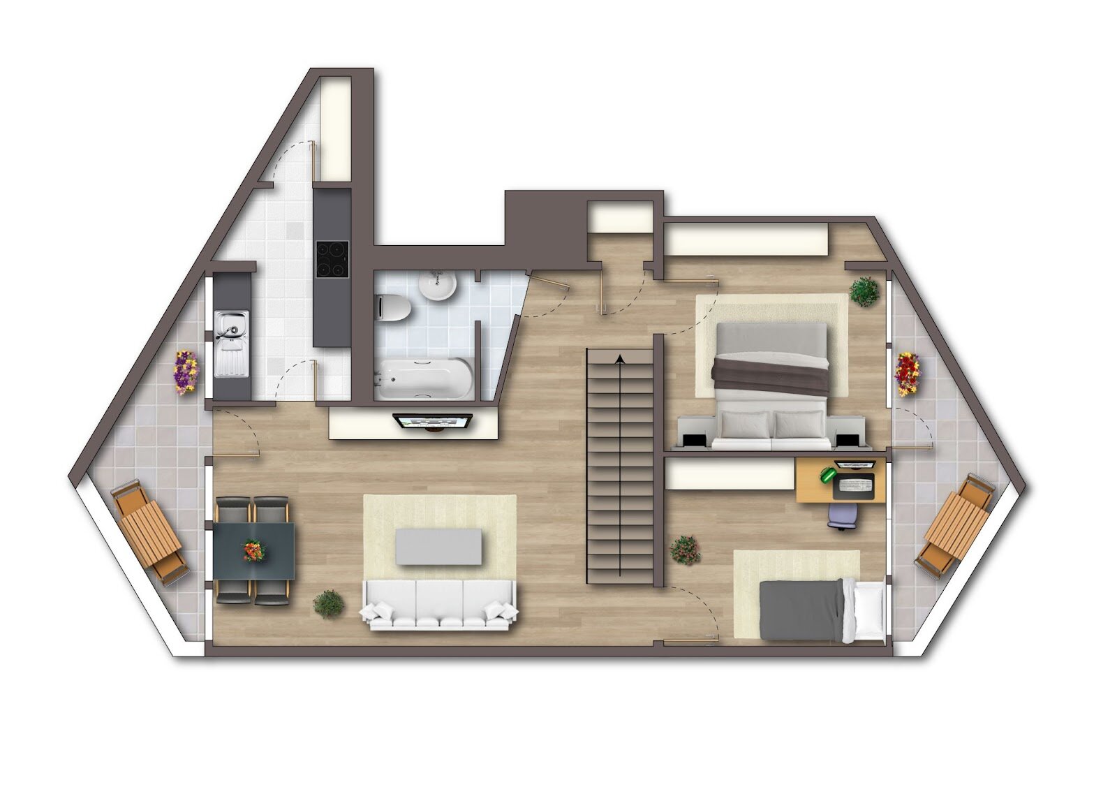 Wohnung zur Miete 497 € 3 Zimmer 75,2 m²<br/>Wohnfläche 9.<br/>Geschoss Willy-Lohmann-Straße 26 Innerstädtischer Bereich Mitte 24 Dessau-Roßlau 06844