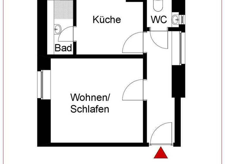Studio zur Miete 750 € 1 Zimmer 27 m² 1. Geschoss West Stuttgart 70193