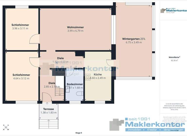 Einfamilienhaus zum Kauf 215.000 € 4 Zimmer 115 m² 815 m² Grundstück Neverin 17039