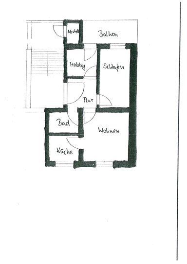 Wohnung zur Miete 620 € 3 Zimmer 52 m² 2. Geschoss Dornburger Straße 69 Jena - Nord Jena 07743