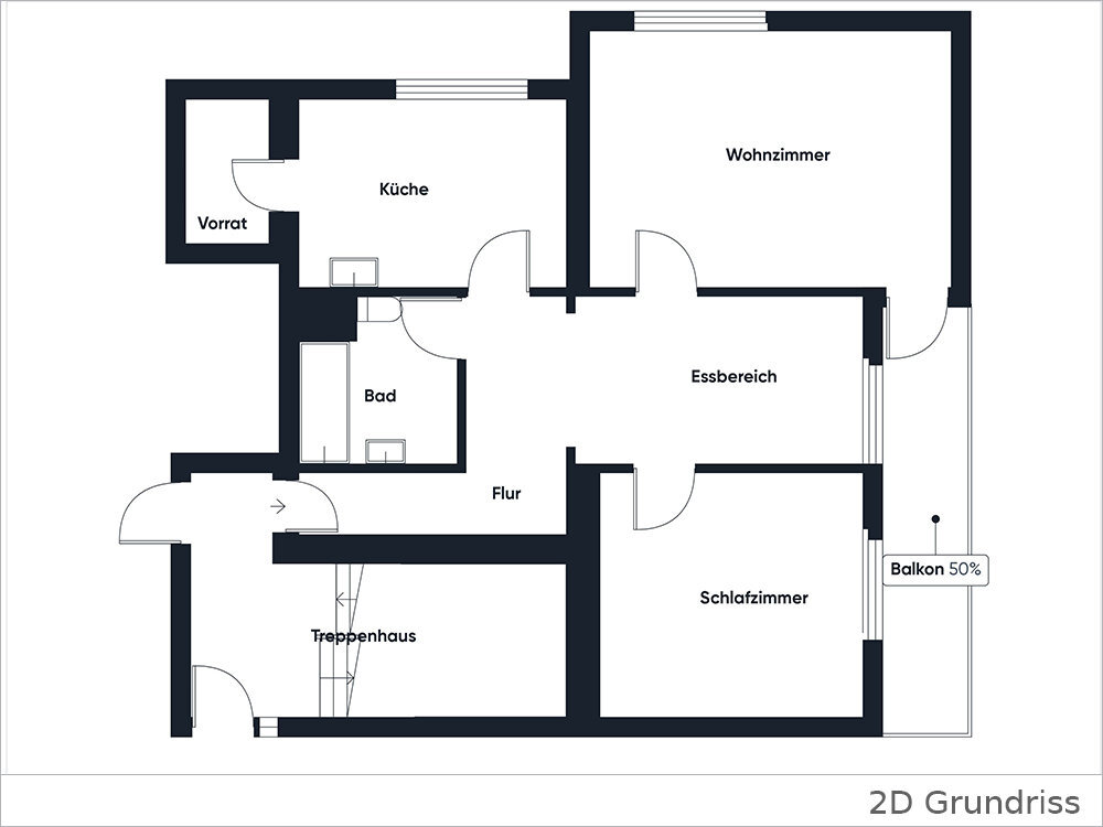 Wohnung zum Kauf 229.000 € 2,5 Zimmer 77 m²<br/>Wohnfläche EG<br/>Geschoss Walheim 74399