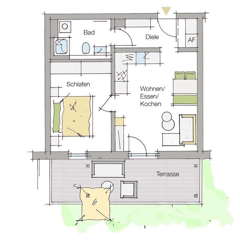 Wohnung zum Kauf provisionsfrei 268.502 € 2 Zimmer 54,3 m²<br/>Wohnfläche EG<br/>Geschoss 31.07.2026<br/>Verfügbarkeit Van Gogh Strasse Kornburg / Worzeldorf Nürnberg 90455