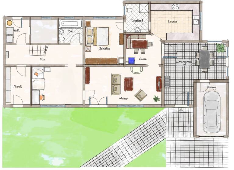 Einfamilienhaus zum Kauf 219.000 € 4,5 Zimmer 132 m²<br/>Wohnfläche 556 m²<br/>Grundstück Hennstedt 25581