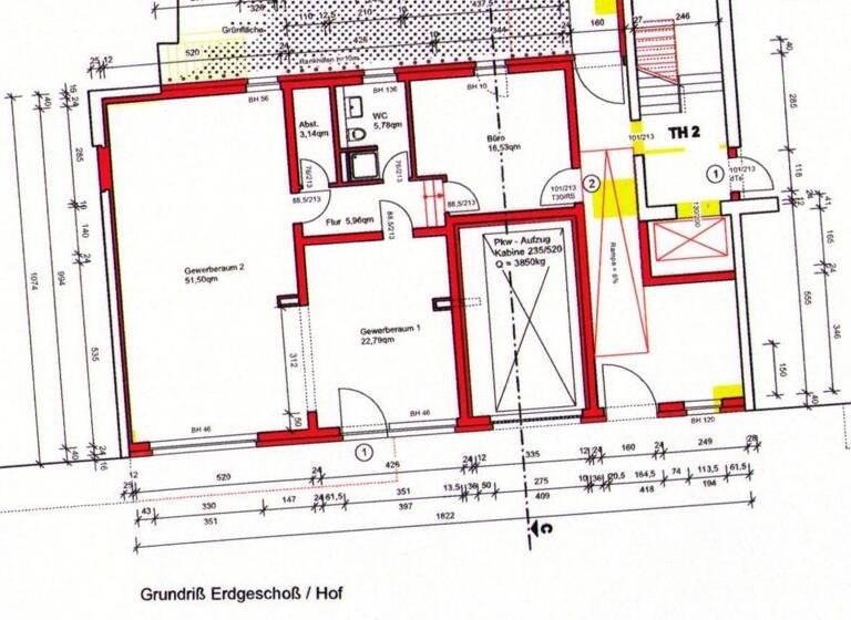 Praxisfläche zur Miete 2.494 € 117,7 m²<br/>Bürofläche Kaiserdamm 13 Charlottenburg Berlin 14057