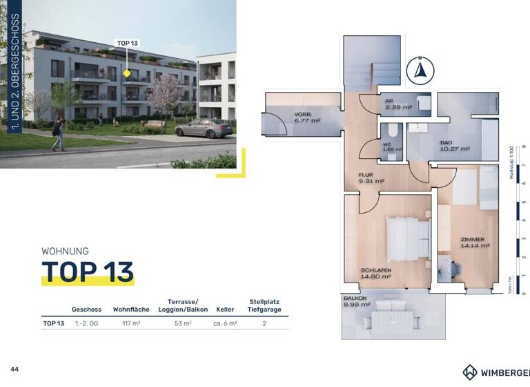 Wohnung zum Kauf - Erstbezug 573.900 € 3 Zimmer 117 m² Linzer Straße 6 Vöcklabruck 4840