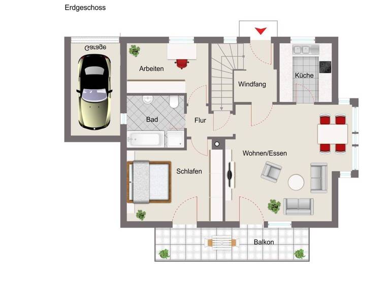 Einfamilienhaus zur Miete 1.600 € 5 Zimmer 120 m² 446 m² Grundstück frei ab sofort Ledergasse 13 Murg 79730