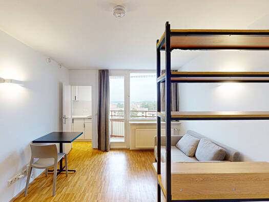 Wohnung zur Miete 525 € 1 Zimmer 27,3 m² 7. Geschoss Paul-Gossen-Straße 119 Erlangen-Süd Erlangen 91052
