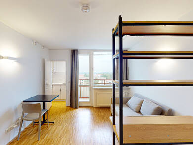 Wohnung zur Miete 525 € 1 Zimmer 27,3 m² 7. Geschoss Paul-Gossen-Straße 119 Erlangen-Süd Erlangen 91052