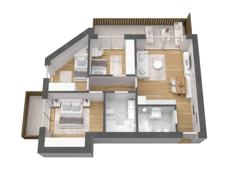 Wohnung zum Kauf 4 Zimmer 70 m² 1. Geschoss Olang 39030