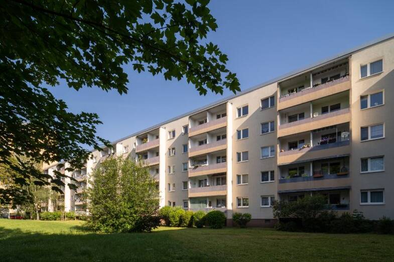 Wohnung zur Miete 418 € 3 Zimmer 57,3 m² 2. Geschoss Ernst-Haeckel-Weg 3 Nördliche Neustadt Halle 06122