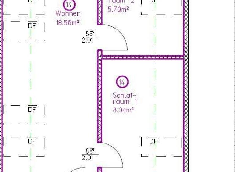 Wohnung zur Miete 550 € 2,5 Zimmer 52 m² 2. Geschoss frei ab sofort Clausthal-Zellerfeld 38678