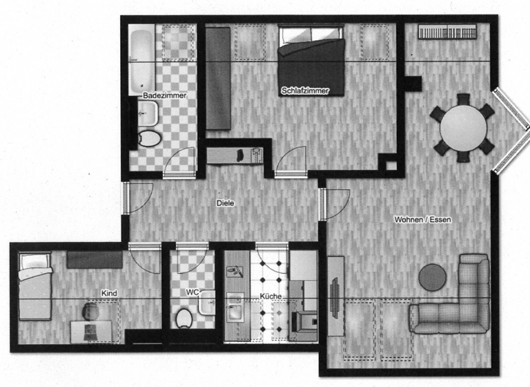 Wohnung zum Kauf 147.200 € 3 Zimmer 64 m² 5 Geschosse frei ab sofort Spechtstraße 15 Markranstädt 04420