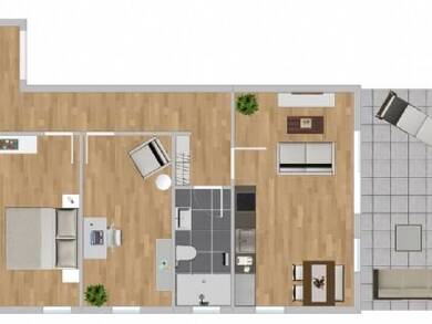 Penthouse zur Miete - Erstbezug 1.480 € 3 Zimmer 90 m² 3. Geschoss frei ab sofort Im Wasengärtle 13 Schliengen Schliengen 79418