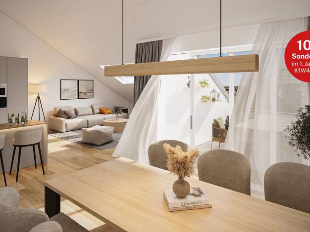 Wohnung zum Kauf - Erstbezug provisionsfrei 544.900 € 3,5 Zimmer 103,8 m² 2. Geschoss Ay Senden 89250