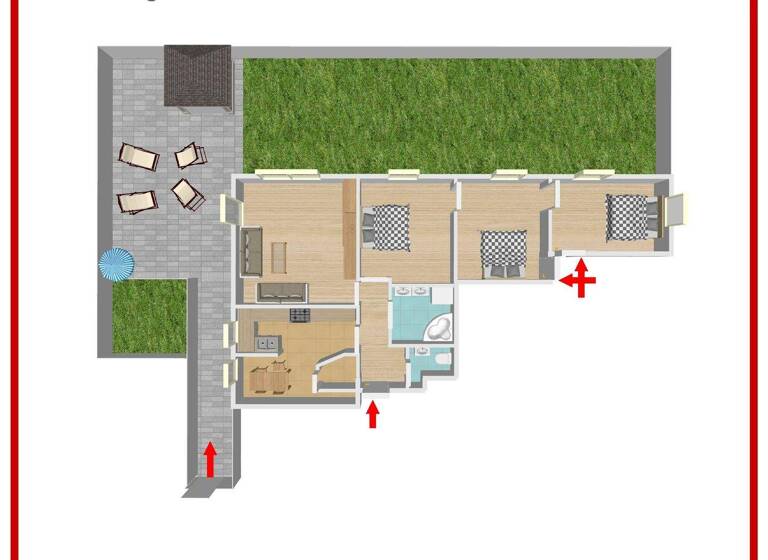 Wohnung zum Kauf 258.000 € 4 Zimmer 95 m² EG frei ab sofort Weiler zum Stein Leutenbach 71397