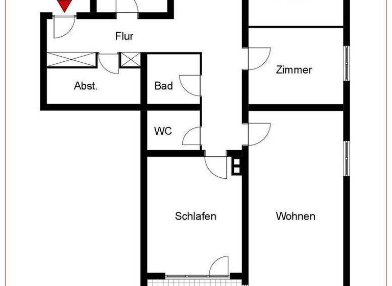 Wohnung zur Miete 1.180 € 4 Zimmer 114 m² 1. Geschoss Innenstadt Kaiserslautern 67663