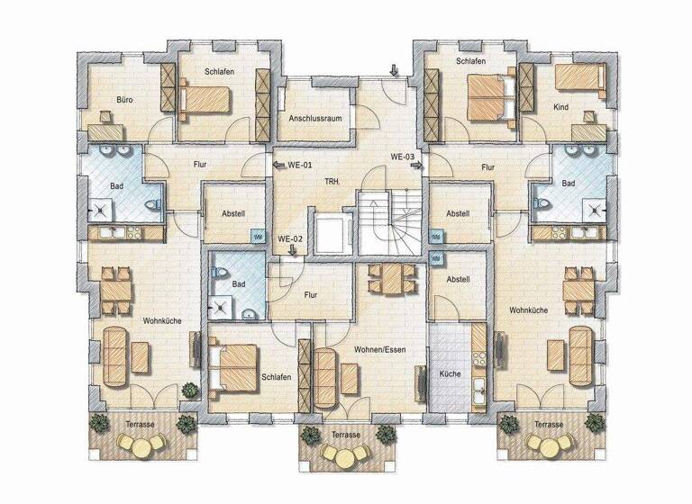 Mehrfamilienhaus zum Kauf 2.300.000 € 26 Zimmer 705 m² 1.217 m² Grundstück Westerstede 26655