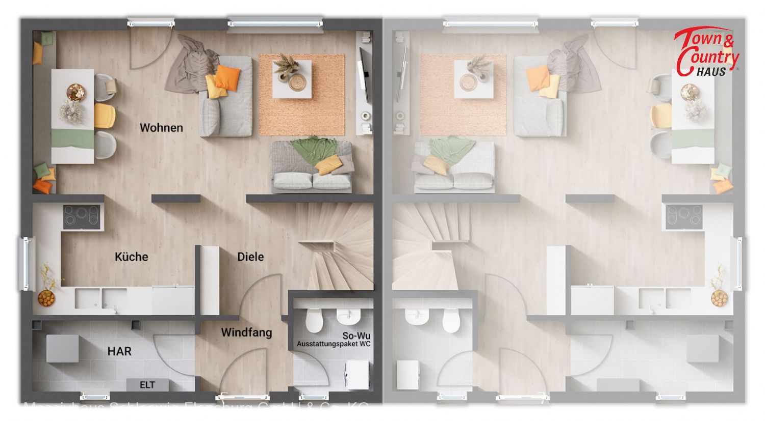 Doppelhaushälfte zum Kauf provisionsfrei 262.550 € 3 Zimmer 90,8 m²<br/>Wohnfläche 349 m²<br/>Grundstück Sterup 24996