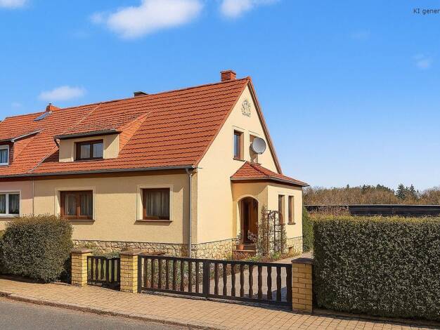 Doppelhaushälfte zum Kauf 145.000 € 5 Zimmer 115 m² 463 m² Grundstück Auma Auma-Weidatal 07955