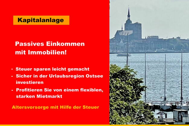 Penthouse zum Kauf provisionsfrei als Kapitalanlage geeignet 3 Zimmer 72 m² Altstadt Stralsund 18439