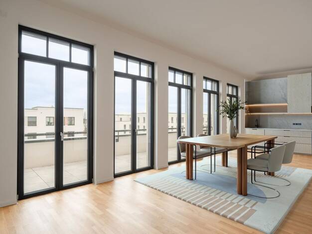 Wohnung zum Kauf - Neubau 615.000 € 3 Zimmer 81,8 m² 2. Geschoss frei ab sofort Georg-Hermann-Allee 124 Bornstedter Feld Potsdam 14469