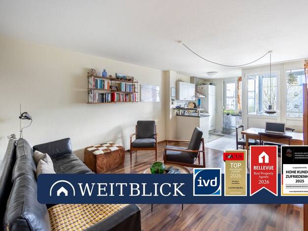 Wohnung zur Miete 770 € 2 Zimmer 49 m² frei ab 01.08.2026 Ost Ludwigsburg 71638