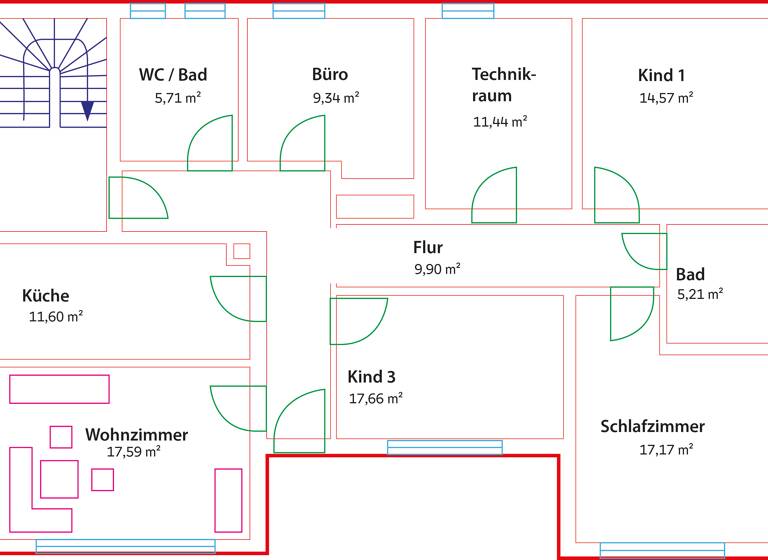 Terrassenwohnung zum Kauf 269.000 € 4,5 Zimmer 108 m²<br/>Wohnfläche Souterrain, UG<br/>Geschoss Greding Greding 91171