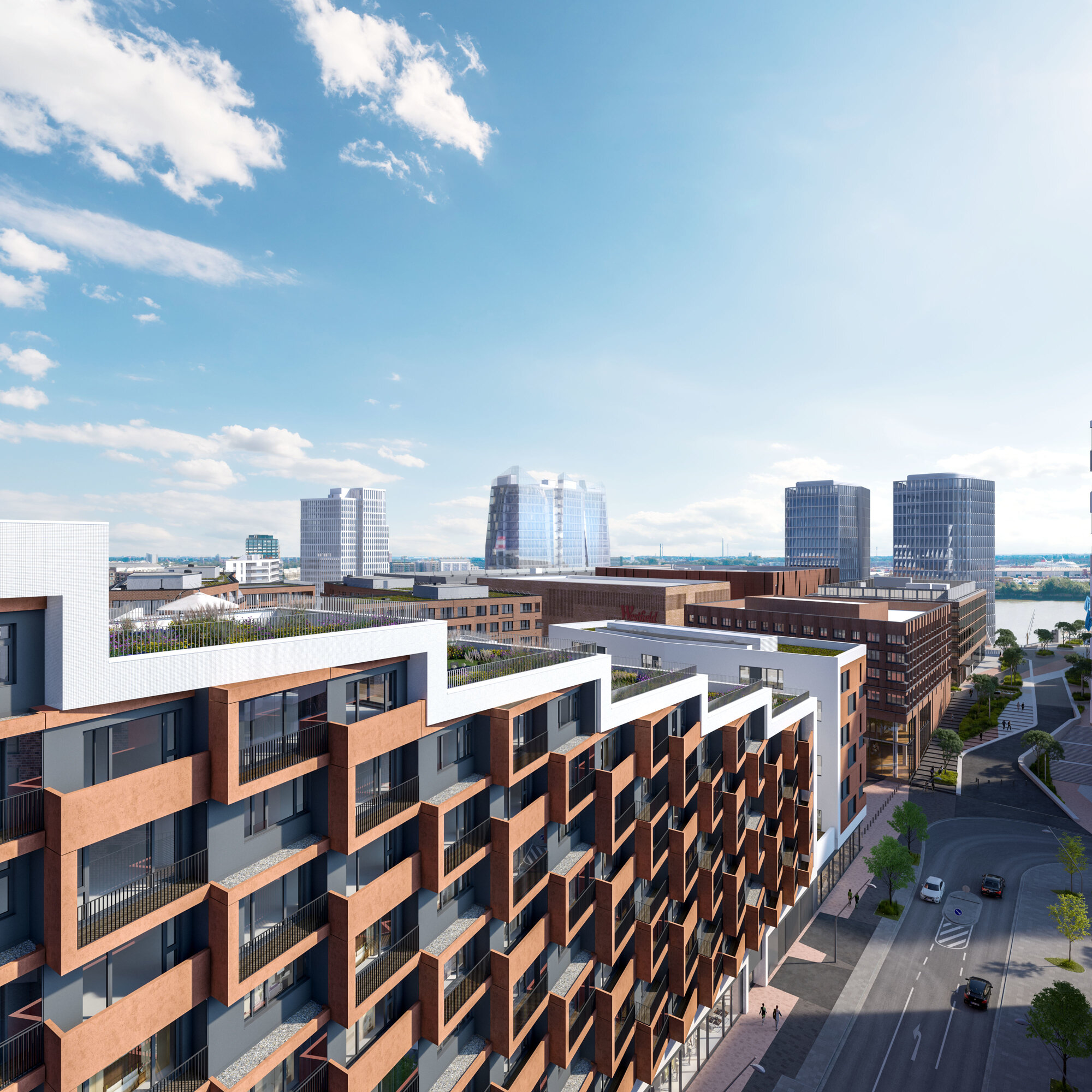 Apartment zum Kauf provisionsfrei 597.000 € 1 Zimmer 41,2 m²<br/>Wohnfläche 5.<br/>Geschoss HafenCity HafenCity, Hamburg 20457