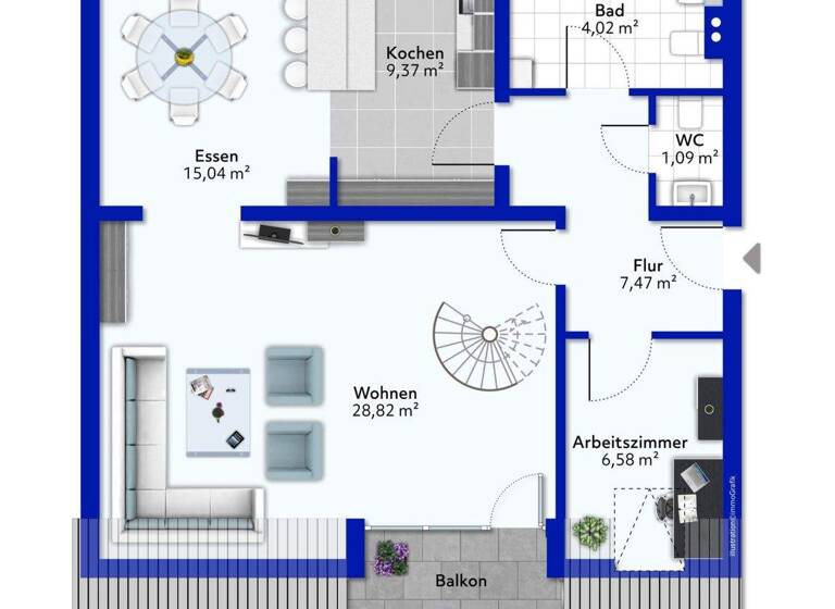 Wohnung zum Kauf 315.000 € 4 Zimmer 116 m² Hockenheim 68766