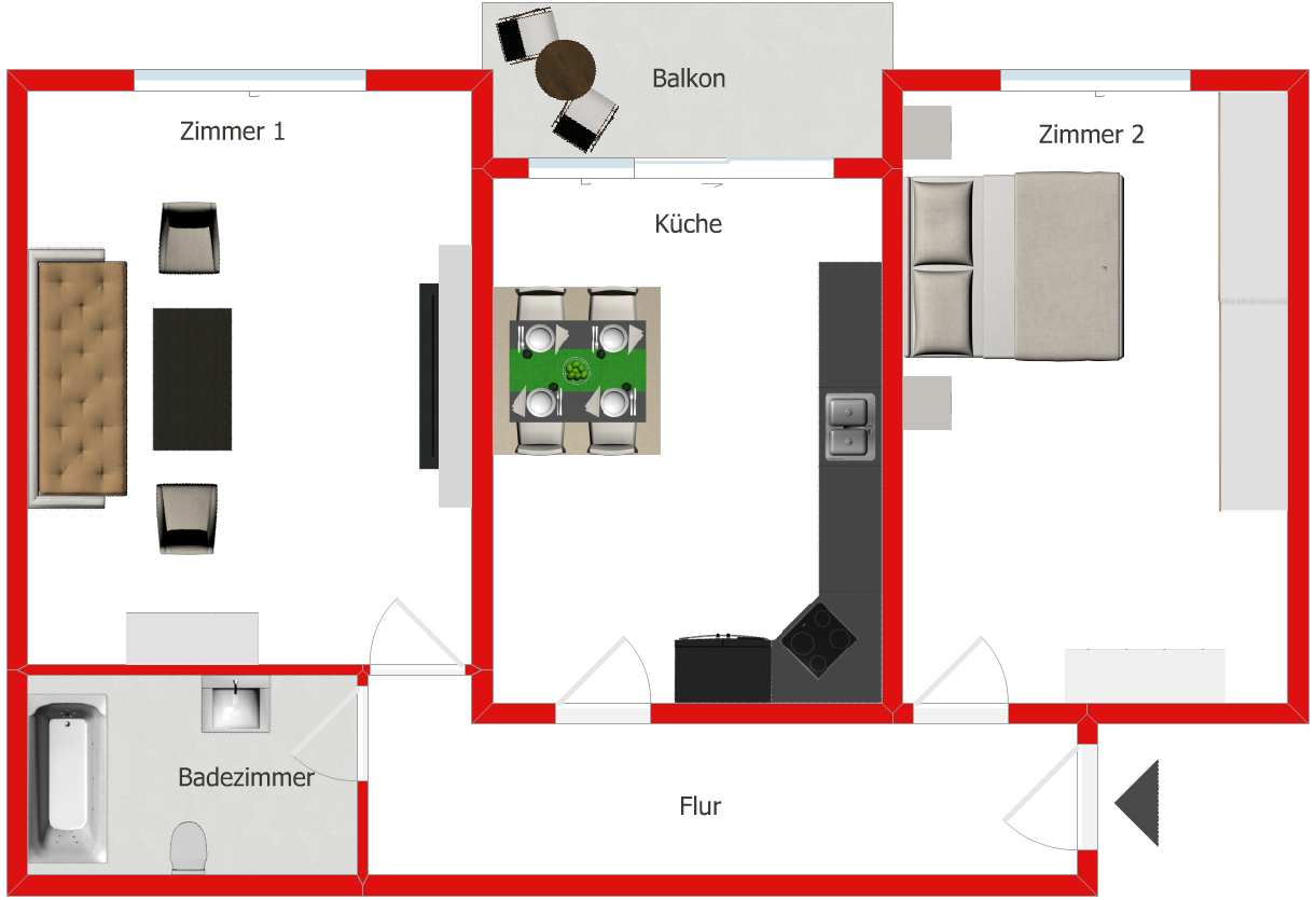 Wohnung zum Kauf provisionsfrei als Kapitalanlage geeignet 150.000 € 2 Zimmer 83,7 m²<br/>Wohnfläche Irlich Neuwied 56567