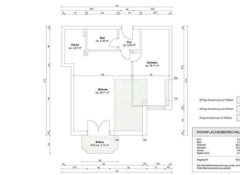 Wohnung zum Kauf 295.000 € 2 Zimmer 59 m² 3. Geschoss frei ab 01.05.2026 Fürstenfeldbruck 82256