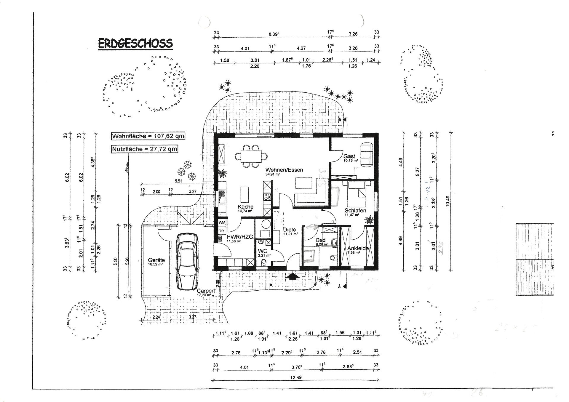 Bungalow zum Kauf 310.000 € 3 Zimmer 107,6 m²<br/>Wohnfläche 658 m²<br/>Grundstück Börgerwald Surwold 26903