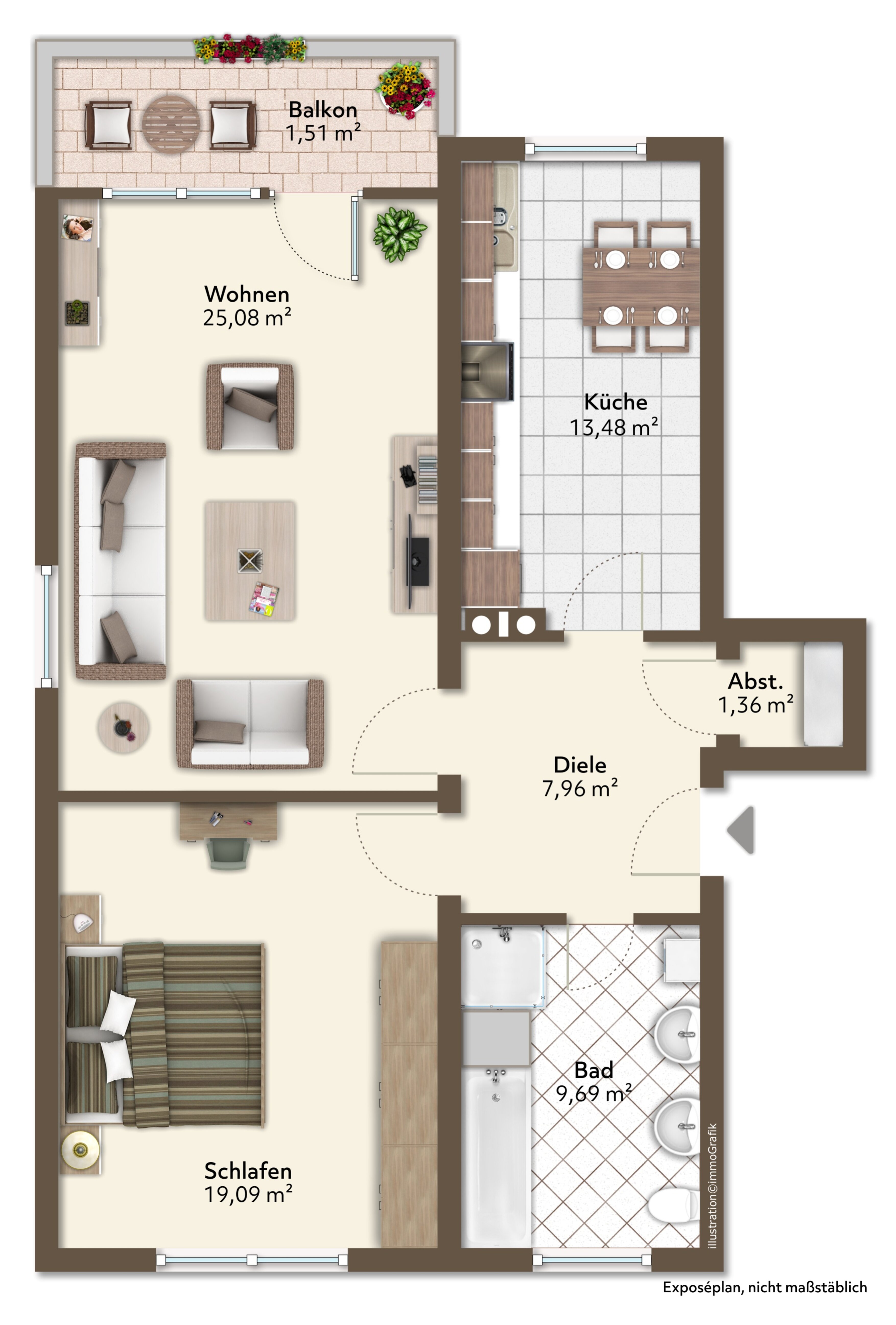 Wohnung zum Kauf als Kapitalanlage geeignet 199.000 € 2 Zimmer 76 m²<br/>Wohnfläche Neustadt Titisee-Neustadt 79822