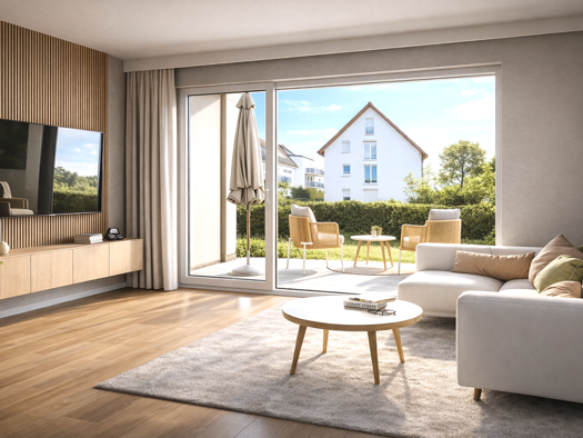 Terrassenwohnung zum Kauf - Neubau provisionsfrei 554.000 € 3 Zimmer 80,2 m² EG Breite Straße 15 Nufringen 71154