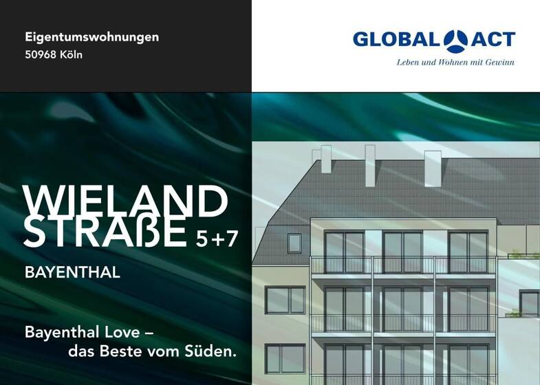 Wohnung zum Kauf provisionsfrei 248.000 € 2 Zimmer 36,5 m² EG frei ab sofort Bayenthal Köln 50968