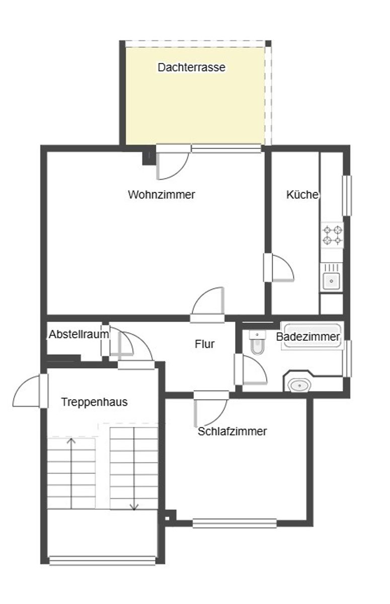 Studio zur Miete 999 € 2 Zimmer 52 m²<br/>Wohnfläche Sülldorf Hamburg 22589