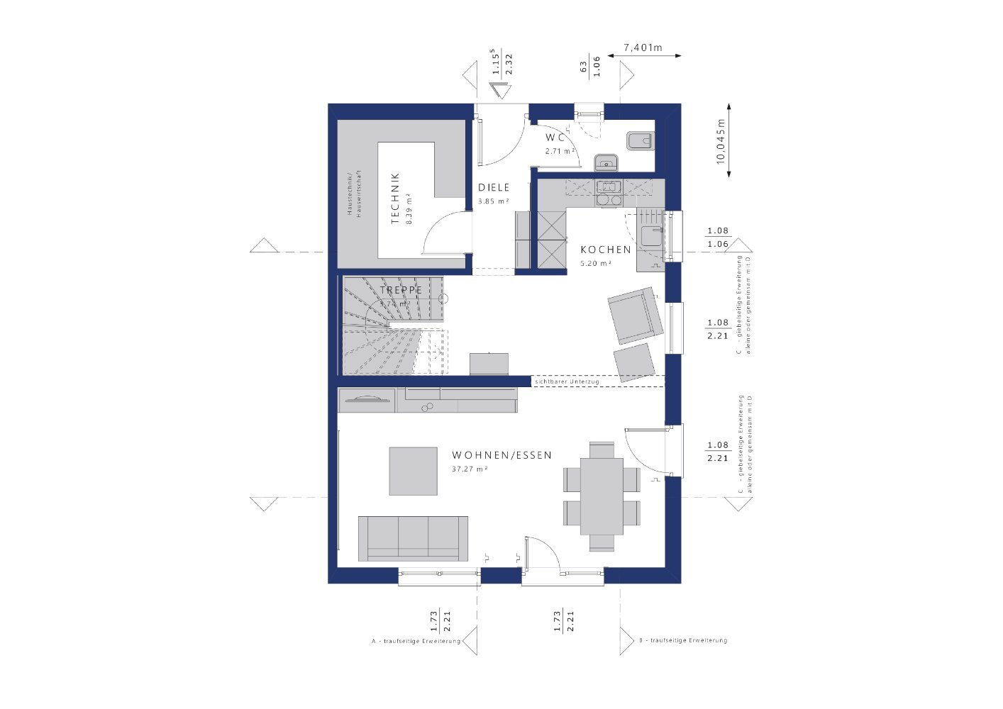 Doppelhaushälfte zum Kauf 303.592 € 4 Zimmer 122 m²<br/>Wohnfläche 2.300 m²<br/>Grundstück Grasdorf Holle 31188