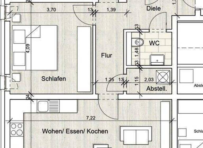 Wohnung zur Miete - Erstbezug 1.300 € 3 Zimmer 100 m² EG frei ab 01.03.2026 Dörrwiesenstraße16 Kreuztal 57223