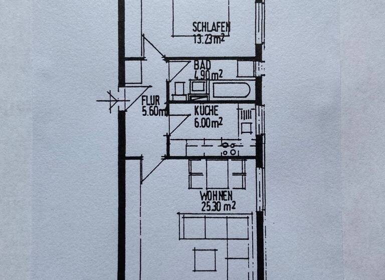 Wohnung zur Miete 510 € 2 Zimmer 60 m² Geschoss 2/2 frei ab 01.07.2026 Tresckowstraße 18 Mühlenberg Hannover 30457