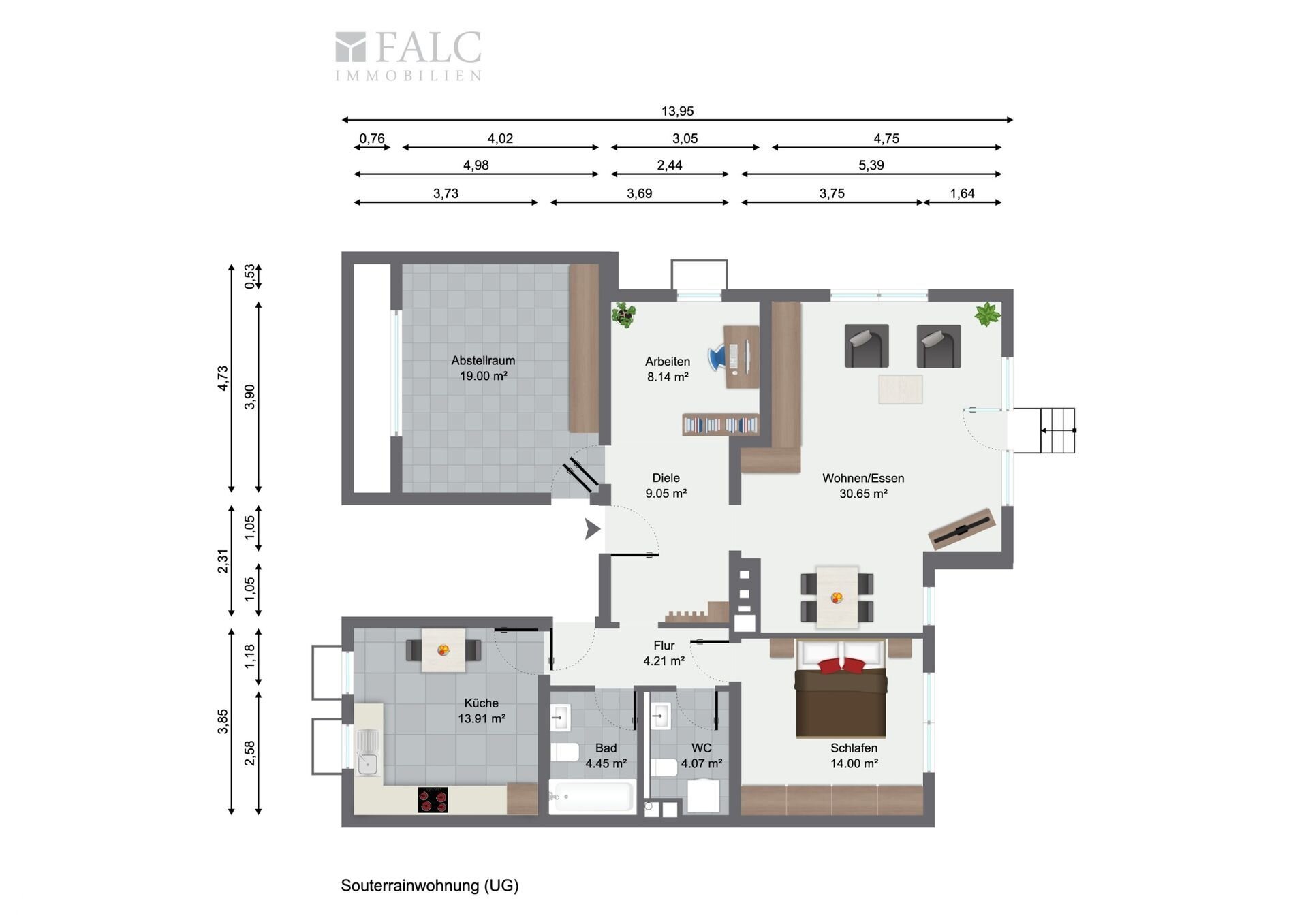 Wohnung zum Kauf 360.000 € 2 Zimmer 88,5 m²<br/>Wohnfläche Eil Köln 51145