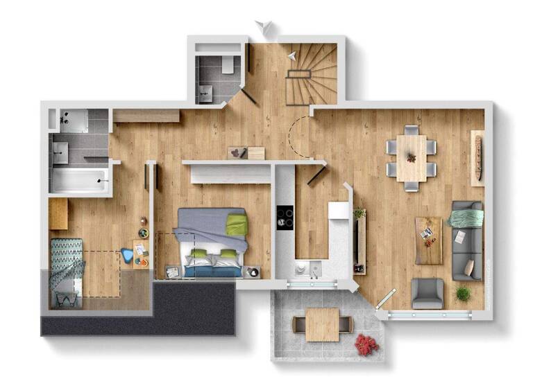 Wohnung zum Kauf 334.000 € 3 Zimmer 73 m² frei ab 01.08.2026 Markgröningen 71706