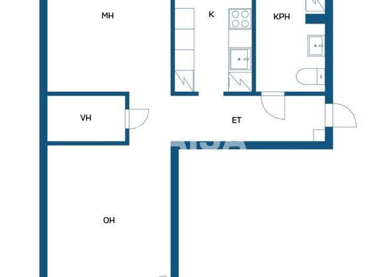 Wohnung zum Kauf 85.000 € 2 Zimmer 60 m² 7. Geschoss Kivikatu 8 Lahti 15700