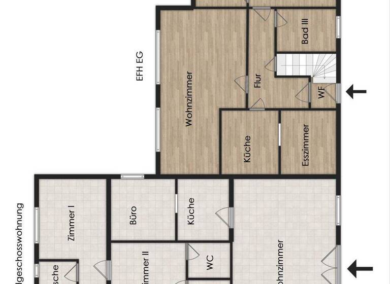Mehrfamilienhaus zum Kauf 415.000 € 14 Zimmer 333,8 m² 894 m² Grundstück Hollriede Westerstede 26655