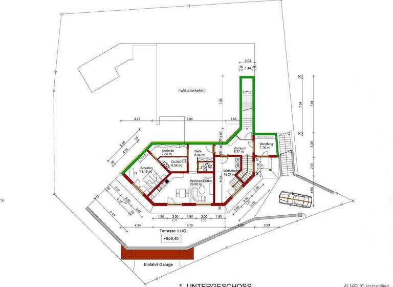 Mehrfamilienhaus zum Kauf 3.100.000 € 8 Zimmer 310 m² 1.060 m² Grundstück Kössen 6345
