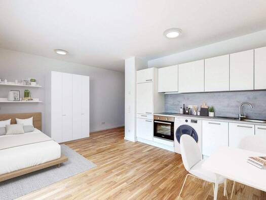 Wohnung zur Miete 980 € 1 Zimmer 38,2 m² 4. Geschoss frei ab 01.04.2026 Ferdinand-Happ-Straße 16b Ostend Frankfurt am Main 60314